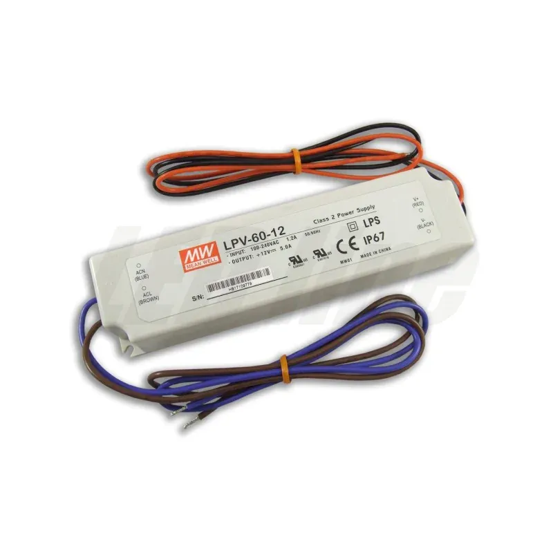 Zasilacz Lpv-60-12 5A 60W 12V Ip67 Premium