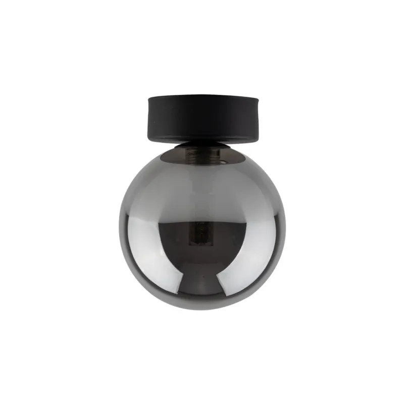 Kinkiet ESTERA Black, szklany grafitowy klosz na G9 10255 TK Lighting Oferta limitowana