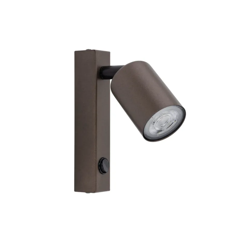 Kinkiet lampa brązowa ścienna z włącznikiem TOP BROWN 4872 TK Lighting Oferta