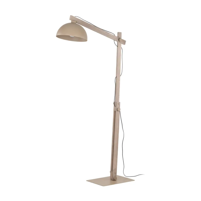 Klasyczna lampa OSLO stojąca 180cm drewniana noga do loftowych wnętrz 16130 TK Lighting Hit sprzedaży