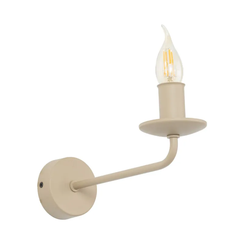 Klasyczny kinkiet świecznikowy do salonu LIMAL SABIA 1xE14 11344 TK Lighting Nie przegap