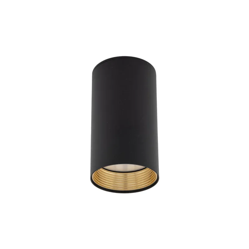 Zniżka Lampa punktowa cylindryczna czarna tubka AMIS z wymiennym pierścieniem na GU10 10718 TK Lighting