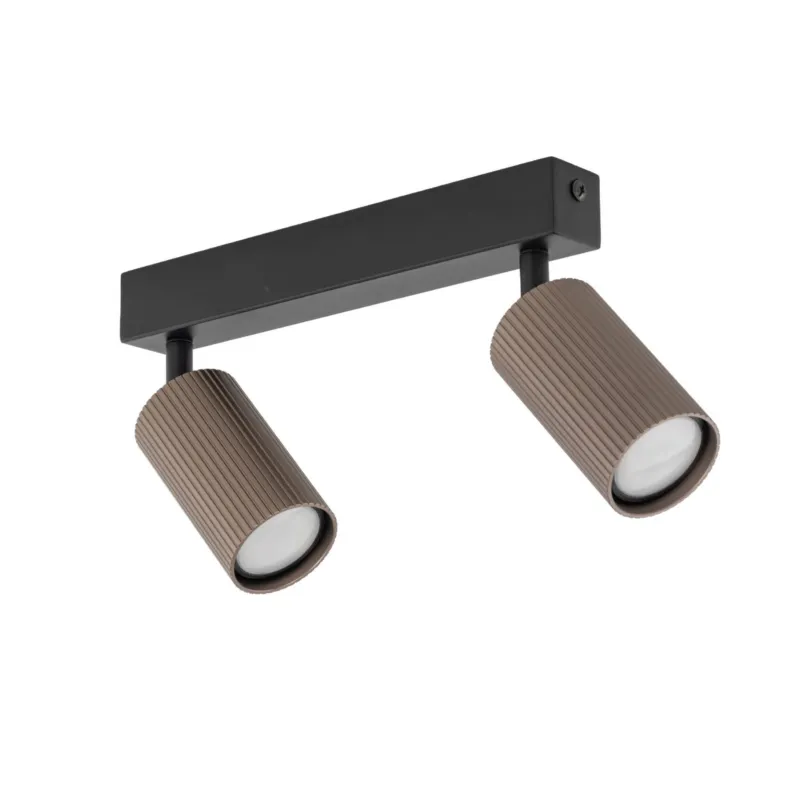 Lampa sufitowa listwa z dwoma reflektorkami TUNE, gwint 2xGU10 do holu 16147 TK Lighting Hit sprzedaży