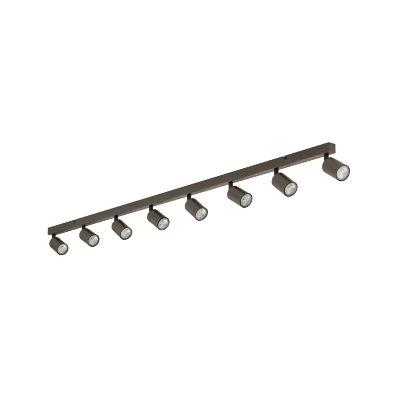 Zamów teraz Lampa sufitowa reflektorki na listwie 8xGU10 TOP BROWN 6184 TK Lighting
