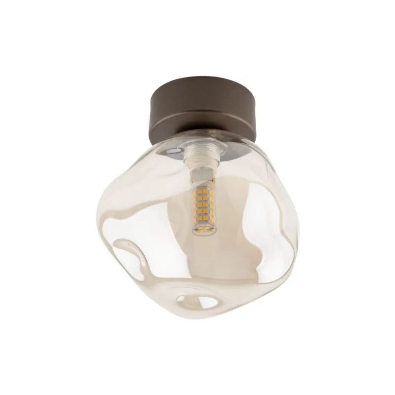 Lampa sufitowa z szklanym kloszem LAVA do salonu w stylu glamour 11034 TK Lighting Popularny