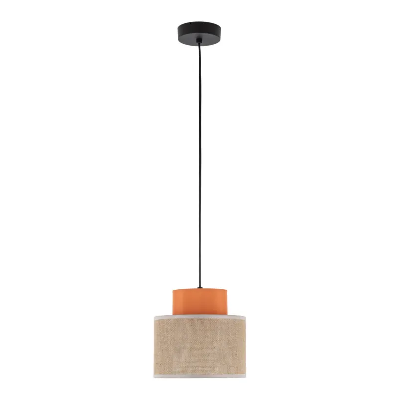 Wybór klientów Lampa wisząca dwukolorowa DUO JUTA ORANGE na E27 3255 TK Lighting