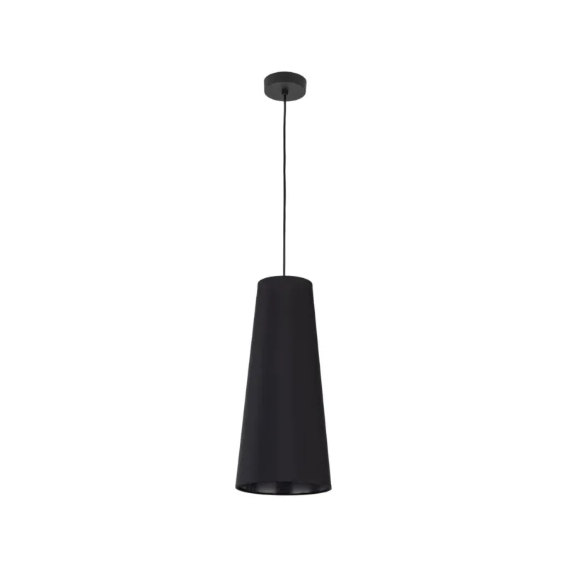 Rabat Lampa wisząca klosz w kształcie ściętego stożka ZING 10085 czarna TK Lighting