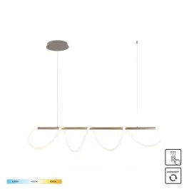 Ostatnia szansa ZUMALINE 20006PM-GD BALBO LED 45W 3500LM 3000/4000/6000K GOLD/SILICON SHADE WISZACA