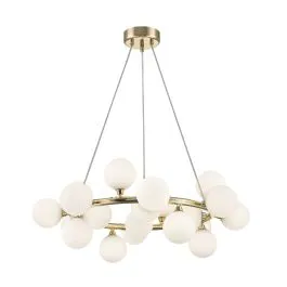 ZUMALINE P0462-20C-F7AA BOBO 20XG9 MAX 28W METAL GOLD BODY/GLASS SHADE WISZACA Zniżka