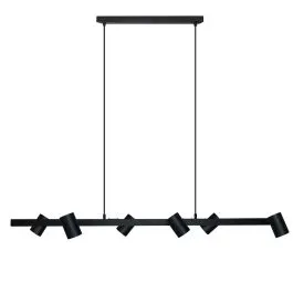 Bezpieczna płatność Lampa wisząca Snow 6 czarna 6xGU10