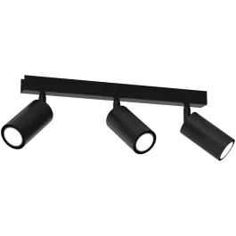 Lampa sufitowa Hudson Czarna 3xGU10 MLP8796 Nowość