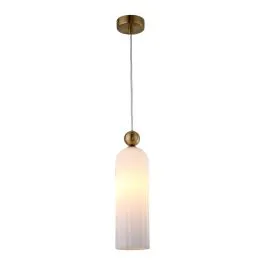 Lampa wisząca Piega 1 biała 1xE14 Łatwy zwrot