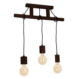 Ostatnia szansa Lampa wisząca Jack 3xE27 Orzech MLP4360