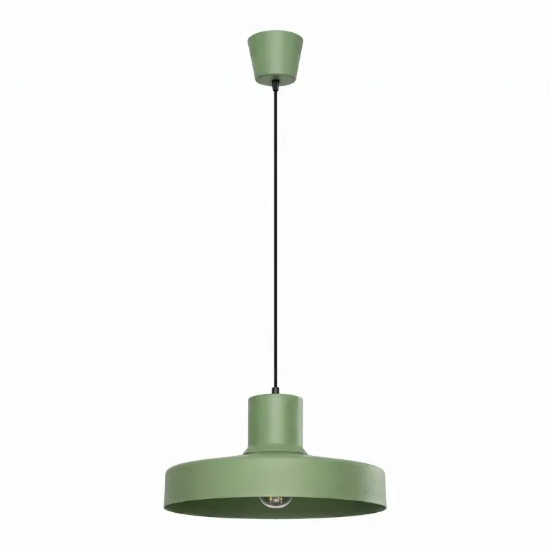 Bezpieczne zakupy Lampa wisząca sufitowa nad stół E27 BILO szałwiowa SL.2055 Sollux