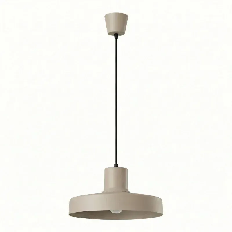 Niska cena Lampa wisząca kaszmirowa do kuchni sufitowa BILO taupe Sollux