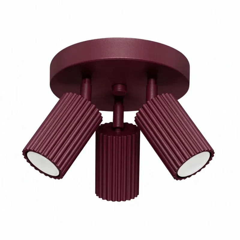 Plafon KARBON 3P burgund Oferta czasowa
