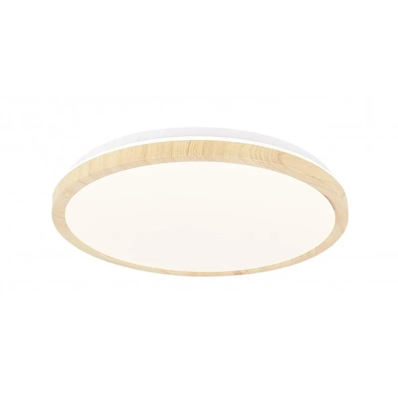 Wybór klientów LAMPA SUFITOWA GANDAVA PLAFON 24W LED BIAŁO DREWNIANY 4000K