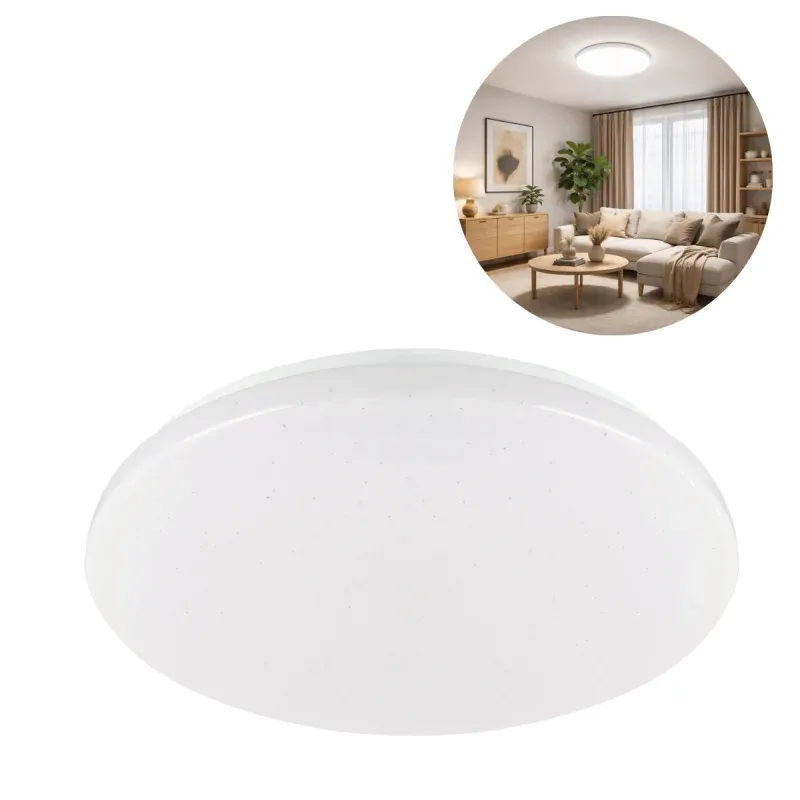Plafoniera LED 24W neutralna Lampa sufitowa okrągła MOLI IDEUS Oferta limitowana