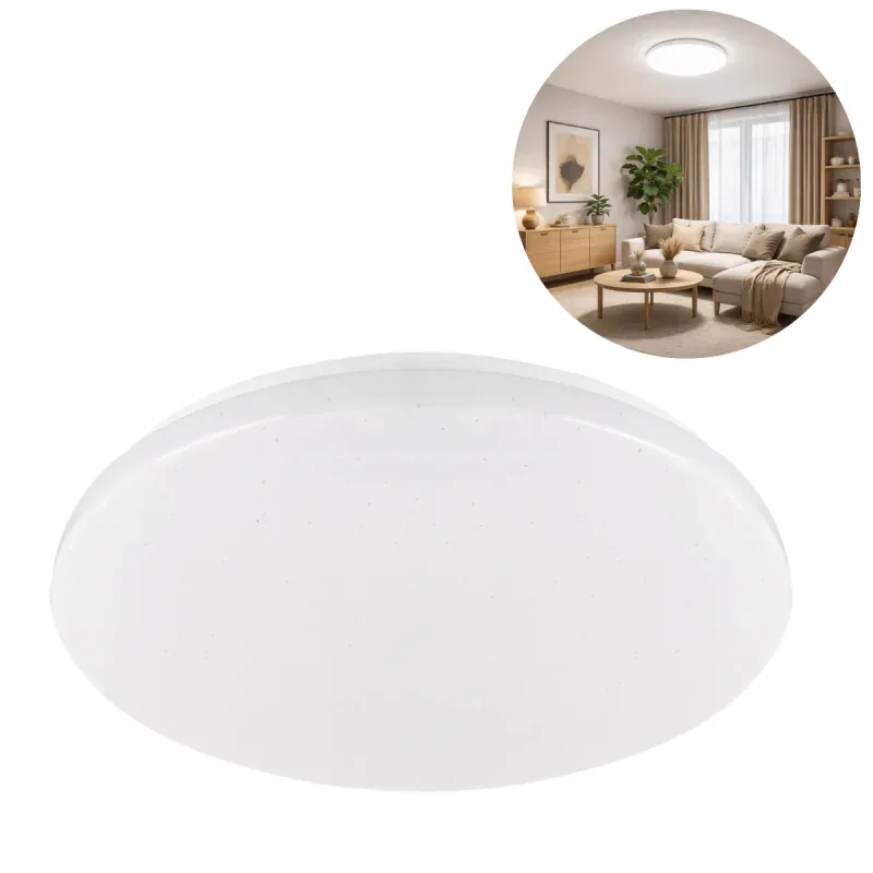 Dostępne od ręki Plafon LED Okrągły Biały o mocy 12W z neutralnym światłem MOLI C