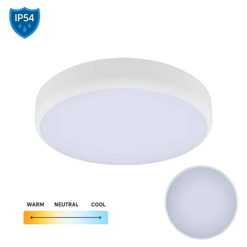 Bestseller Lampa sufitowa zewnętrzna z regulacją mocy i barwy i czujką ruchu