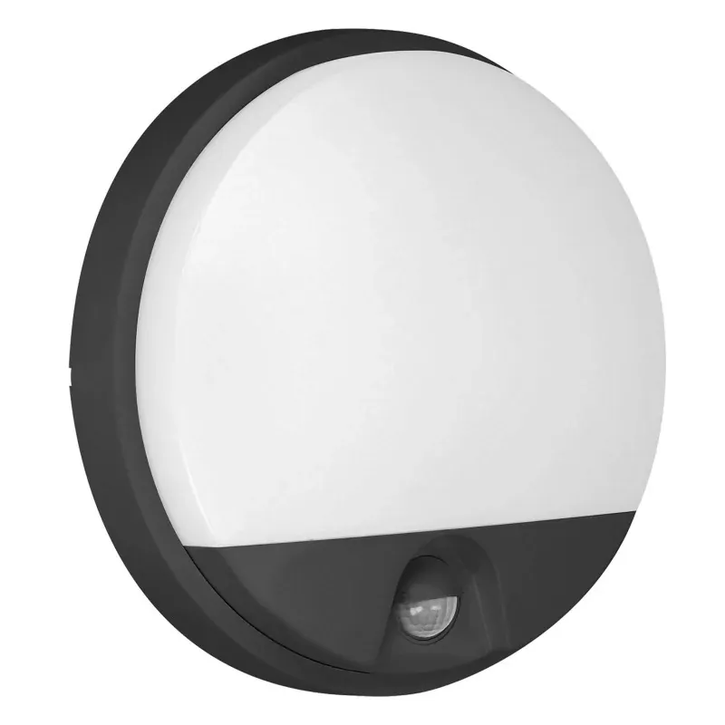 Hit sprzedaży Oprawa ogrodowa z czujnikiem PIR LED 10W 4000K IP54 czarna AGAT AD-OP-6111BLPMR4 ORNO