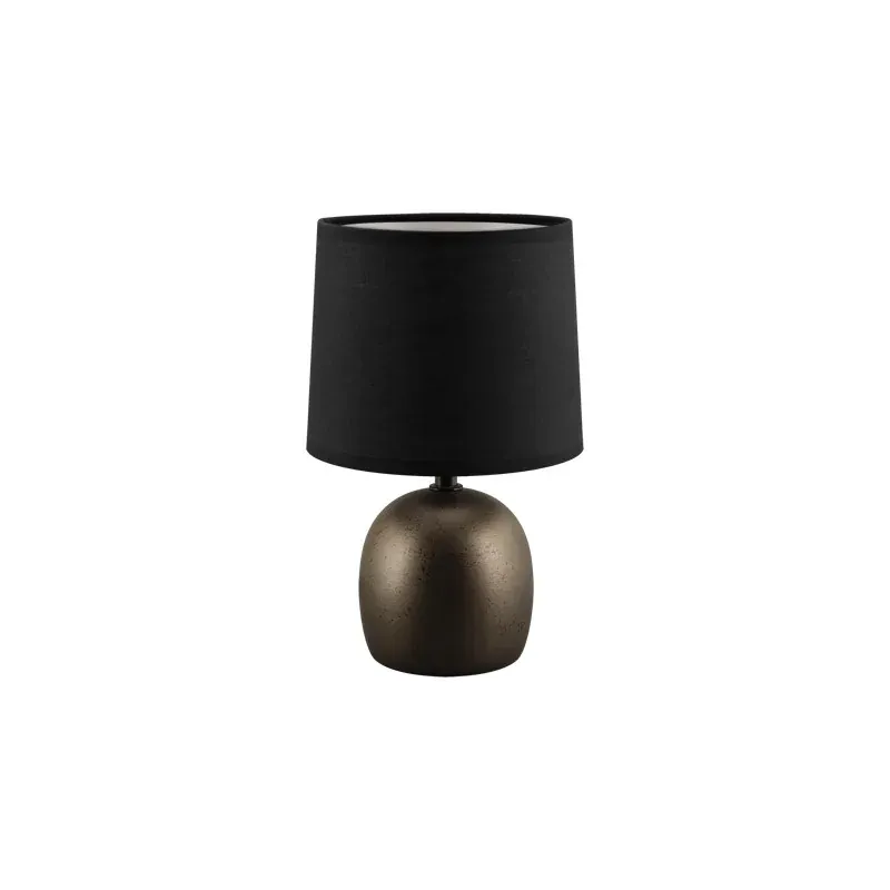 Lampka na stolik nocny z czarnym abażurem E14 1x max.40W ATENA E14 C BLACK 04056 IDEUS Hit sprzedaży
