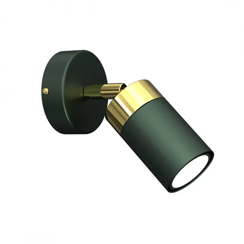 Elegancki kinkiet butelkowa zieleń + złoto 1XGU10 JOKER MLP7717 EKO-LIGHT Szybka wysyłka