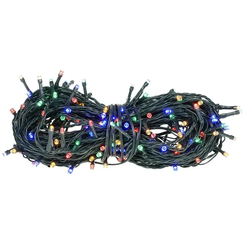Premium Mic kolorowych światełek zewnętrznych z programatorem 300xLED CH/0143 RUM-LUX