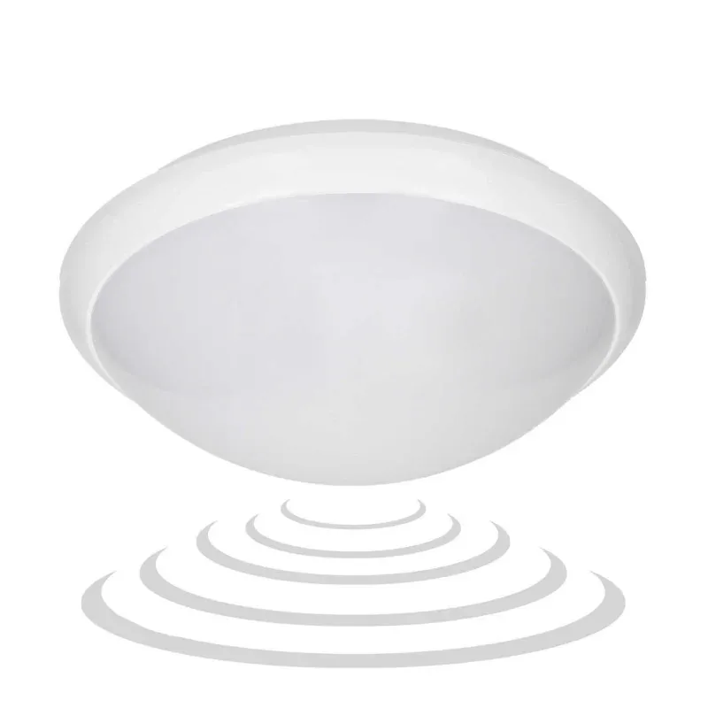 Plafon z mikrofalowym czujnikiem ruchu 60W E27 IP44 poliwęglan BREVA AD-PL-316WE27PMM ORNO Tani