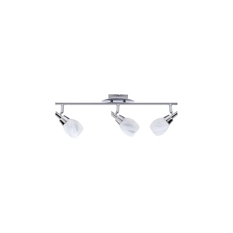 Nowy Lampa ścienno-sufitowa potrója chrom 3x40W 3x590lm KEMER-3 HL717 00556 IDEUS
