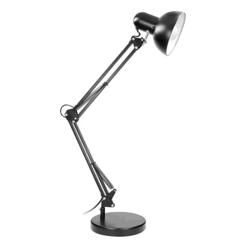 Czarna lampka kreślarska składana z metalu 1XE27 60W DEON DL-2/B ORNO Ostatnie sztuki