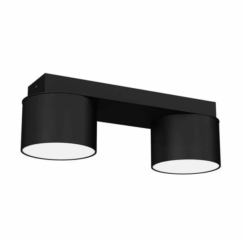 Niska cena Czarna lampa sufitowa z metalu 2xGX53 DIXIE MLP7544 EKO-LIGHT