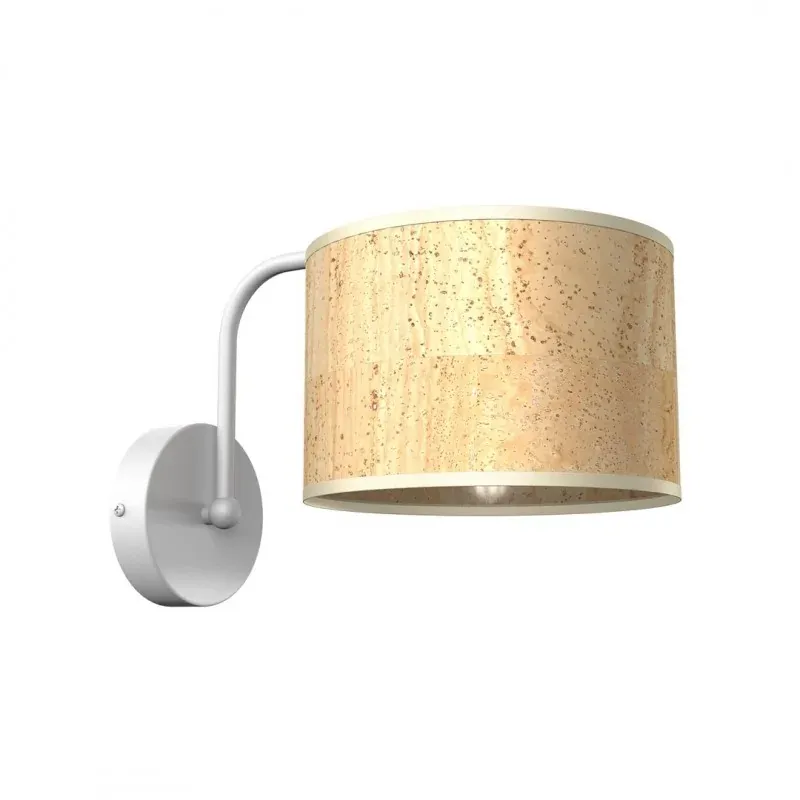 Wysoka jakość Lampa ścienna o korkowym kloszu 1xE27 CORK MLP7515 EKO-LIGHT