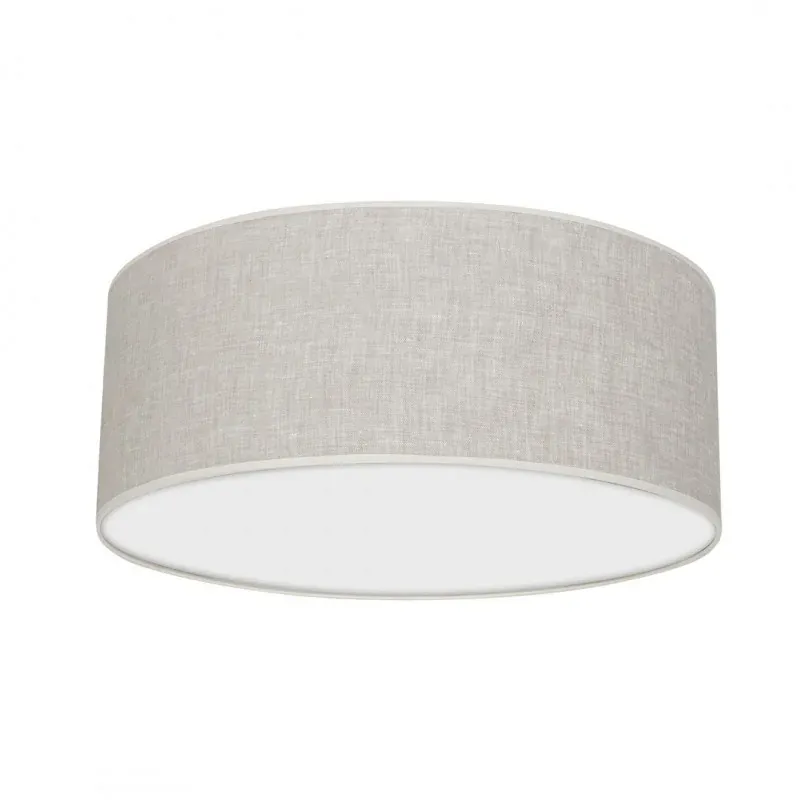 Rabat Okrągła lampa sufitowa lniana 2xE27 LINO MLP7498 EKO-LIGHT