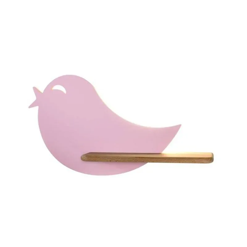Lampka ścienna różowy ptaszek do pokoju dziecka KIDS BIRD 21-84736 Candellux Ostatnie sztuki
