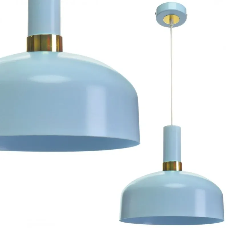 Cena promocyjna Lampa wisząca MALMO BLUE 1xE27