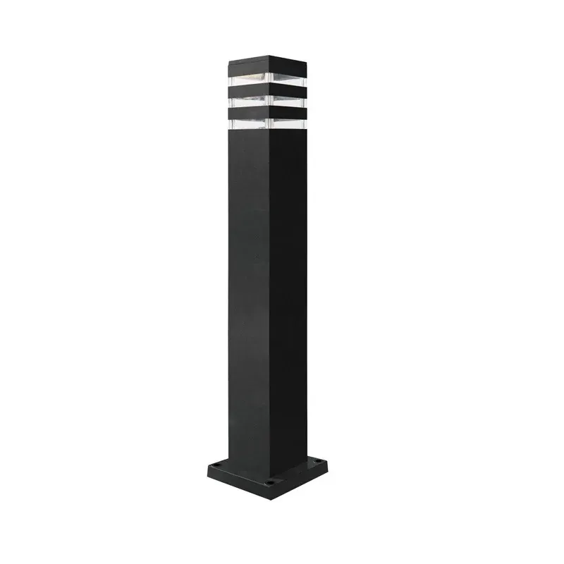 Lampa do ogrodu grafitowa słupek 74 cm E27 IP44 TEKSAS POLUX Nie przegap