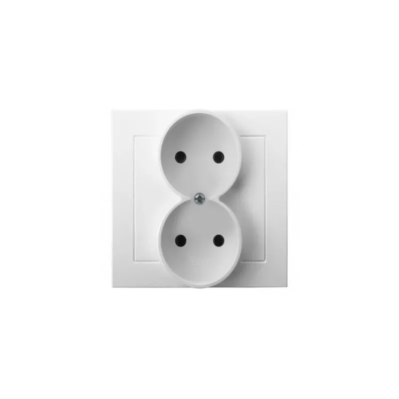 Oferta czasowa Białe gniazdo podwójne GP-2W/00 KIER OSPEL