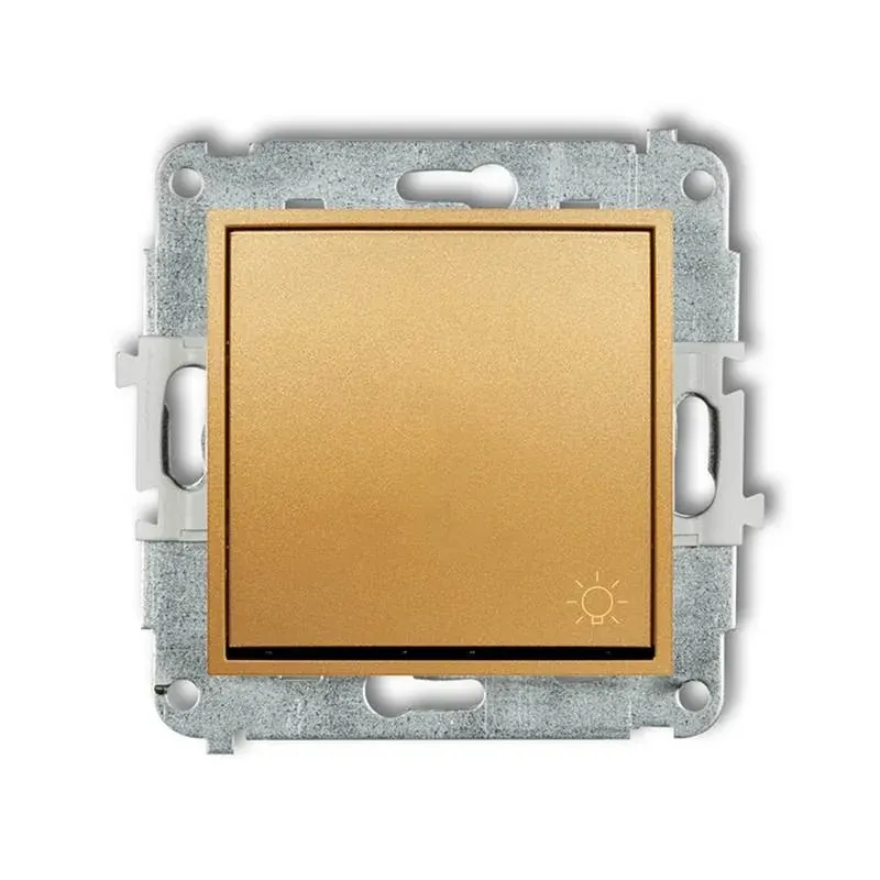 Wyprzedaż Przycisk zwierny światło z piktogramem złoty 29MWP-5 DECO MINI KARLIK