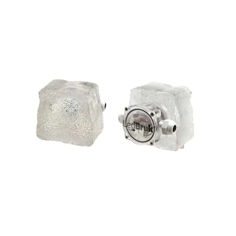 Wyjątkowa oferta Kostka Brukowa Led Piccola Duża 8,3X10X9X6 Cm - Biała Zimna