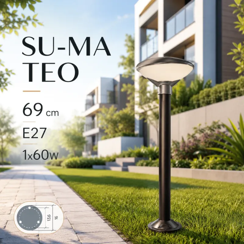 Lampa ogrodowa stojąca 60W 69cm SU-MA TEO 3 Kup online