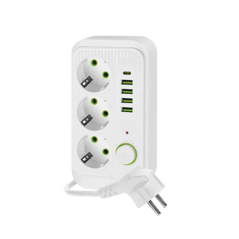 Szybka wysyłka Przedłużacz Kobi Linea Pro 3-Gniazda 5M Z Uziemieniem I Wył. + 5Xusb
