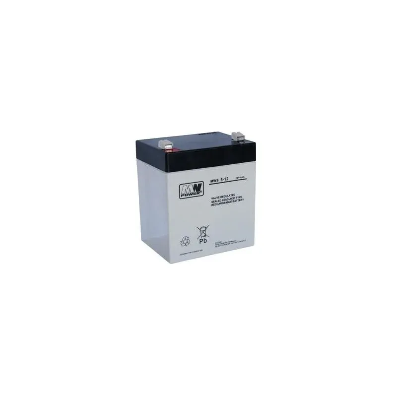 Bestseller Akumulator Agm Mws 5-12 12V 5Ah Mw Power