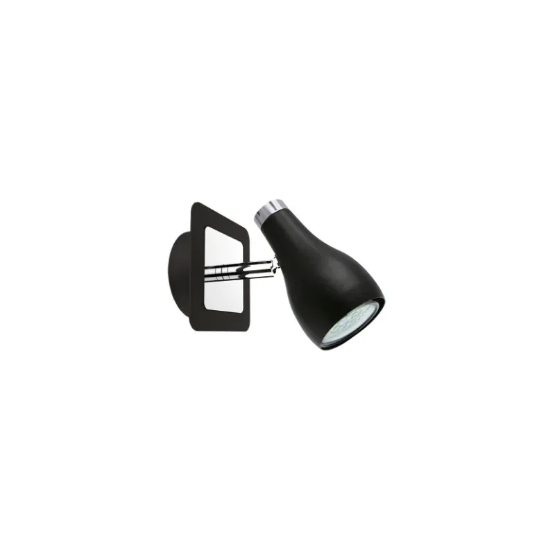 Czarna Lampa Ścienna Kinga Gu10 1D Super okazja