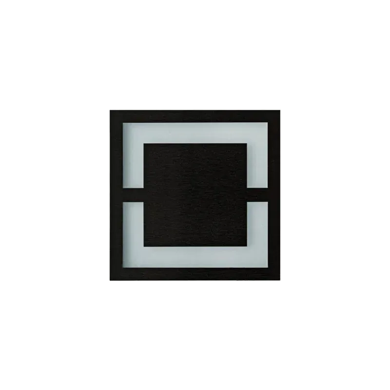 Popularny Czarna Kwadratowa Lampa Schodowa Led Quadro 4000K