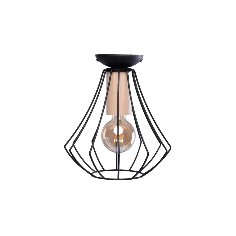 Lampa Sufitowa Will Black 1Xe27 Tylko dziś