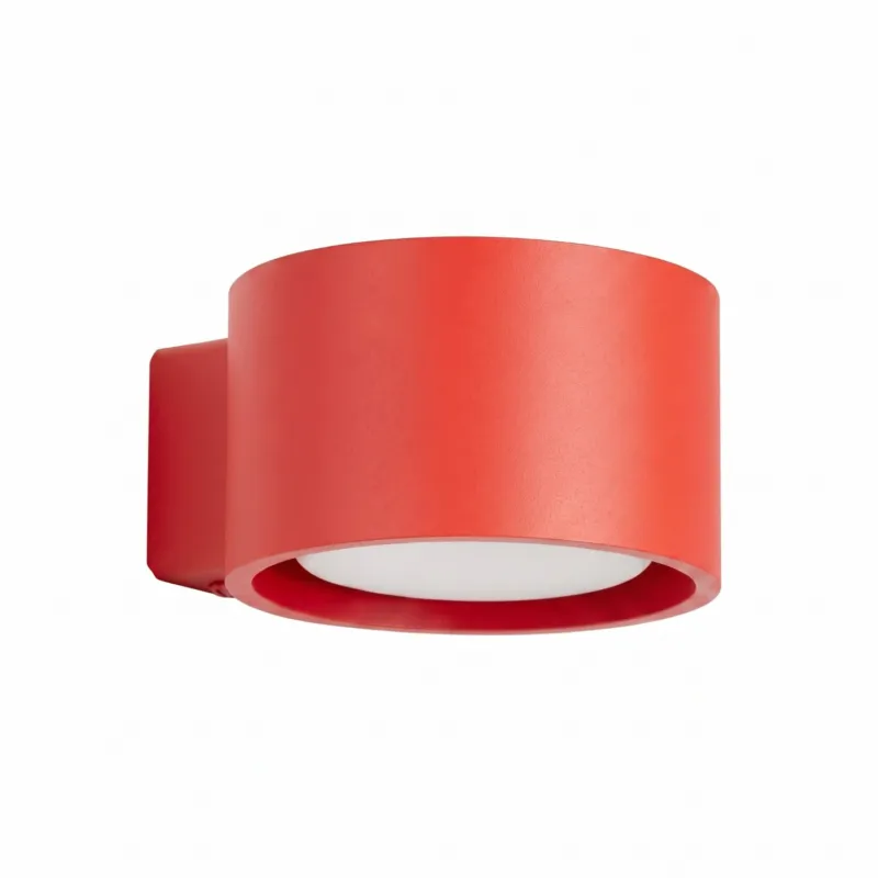Tylko dziś Kinkiet aluminiowy czerwony designerski MODO 1 z serii MODO SL.2477 - Sollux Lighting