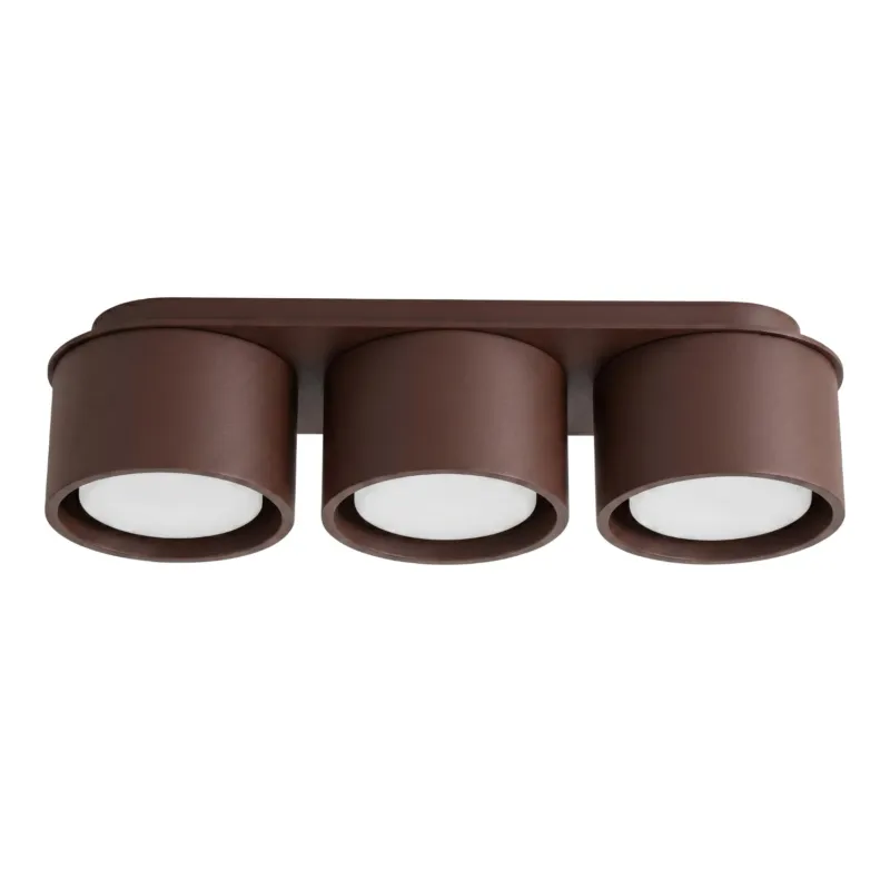 Plafon aluminiowy brązowy 3-punktowy MODO 3 z serii MODO SL.2484 - Sollux Lighting Zamów dziś