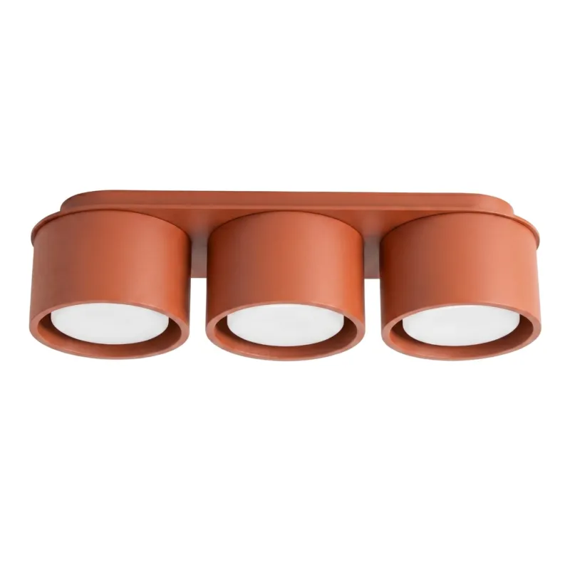 Zamów teraz Plafon aluminiowy czerwony 3-punktowy MODO z serii MODO SL.2452 - Sollux Lighting