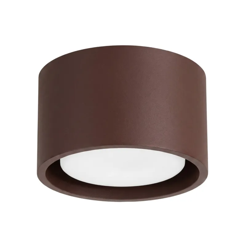 Plafon aluminiowy kwadratowy brązowy MODO 1 z serii MODO SL.2482 - Sollux Lighting Premium